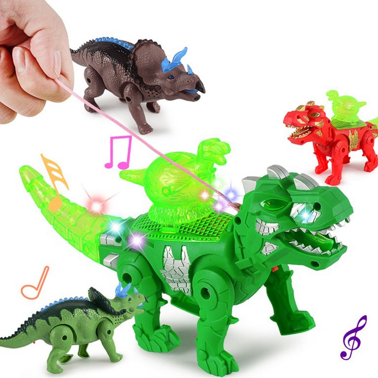 Juguete De Dinosaurio Interactivo Musica