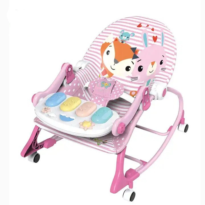 Silla Mecedora Musical Con Ruedas, Piano