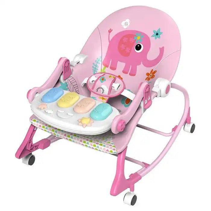Silla Mecedora Musical Con Ruedas, Piano