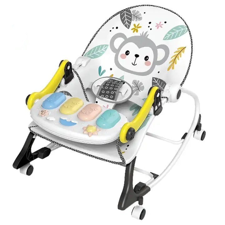 Silla Mecedora Musical Con Ruedas, Piano