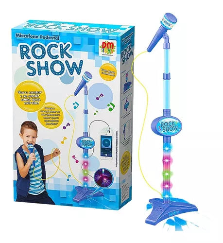 Juguete Microfono Karaoke Mp3 Con Luces