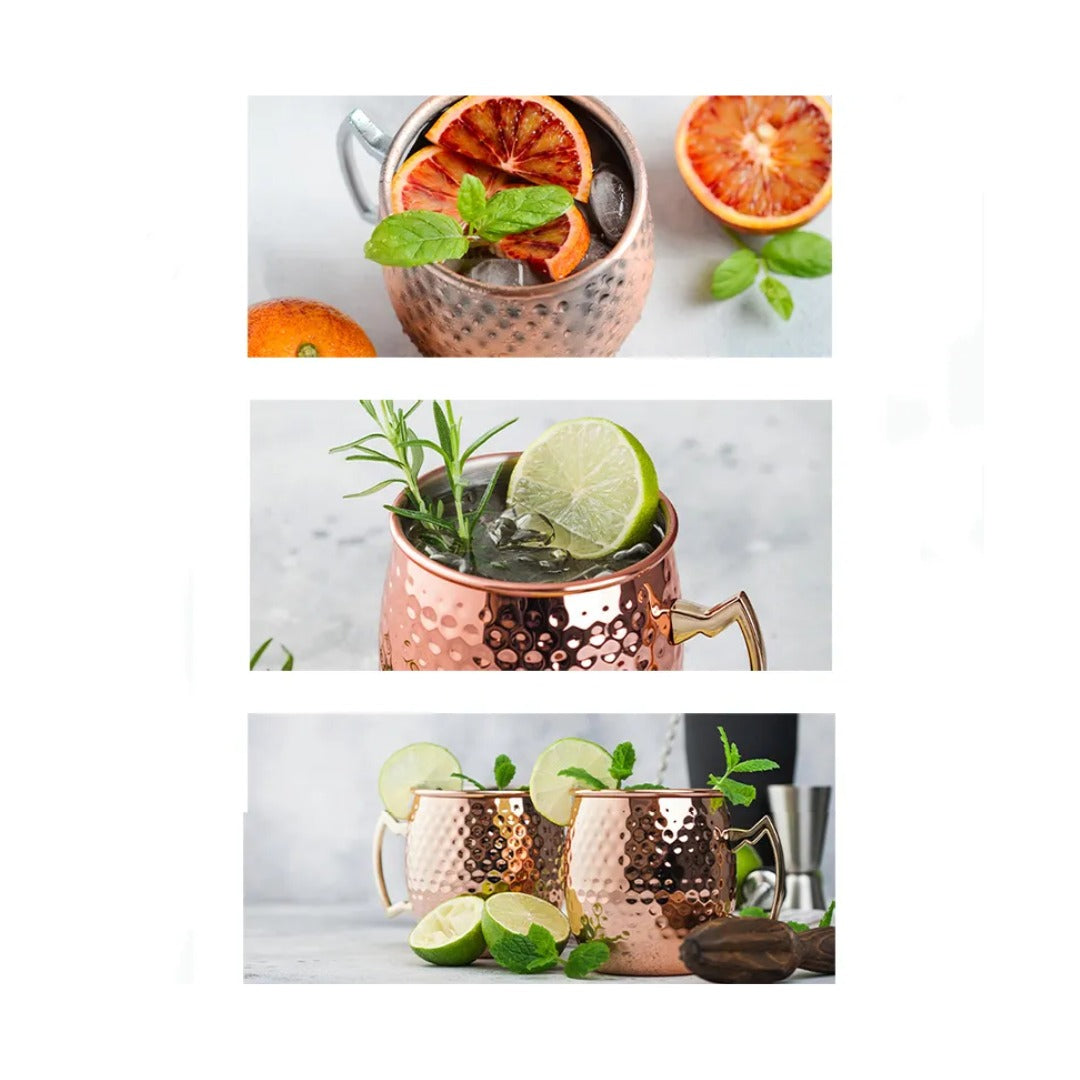 Vaso Mug De Cobre Martillado Moscow Mule
