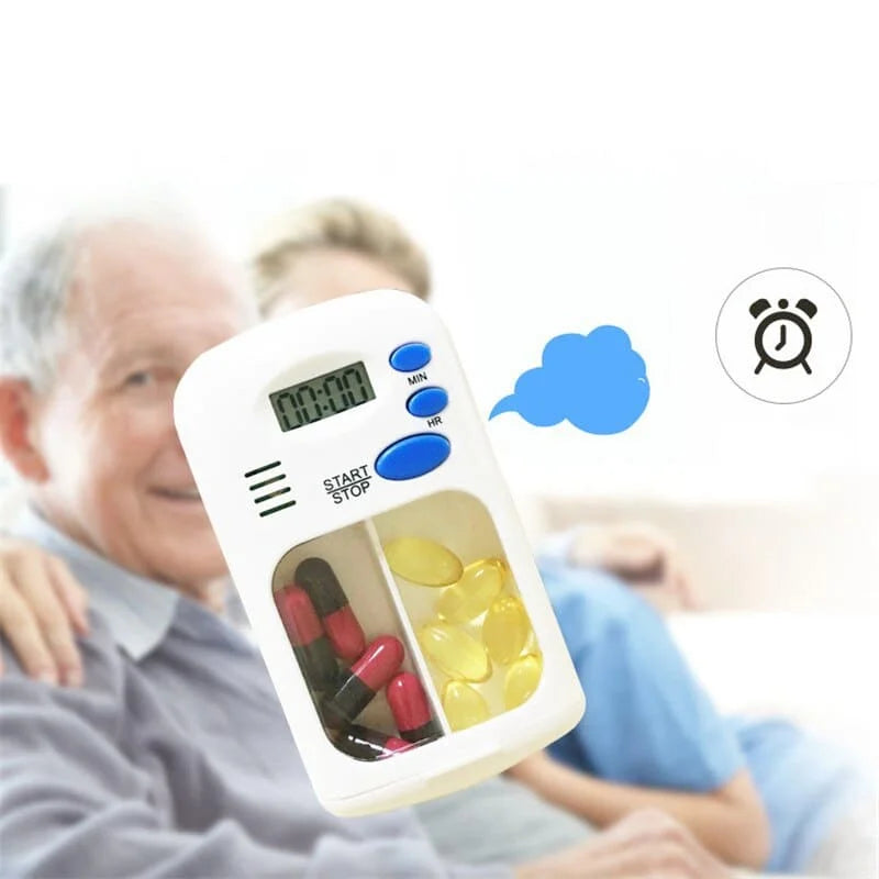 Pastillero Con Alarma Recordatorio