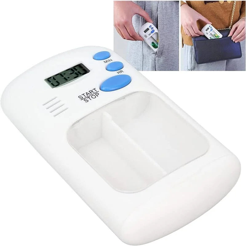 Pastillero Con Alarma Recordatorio