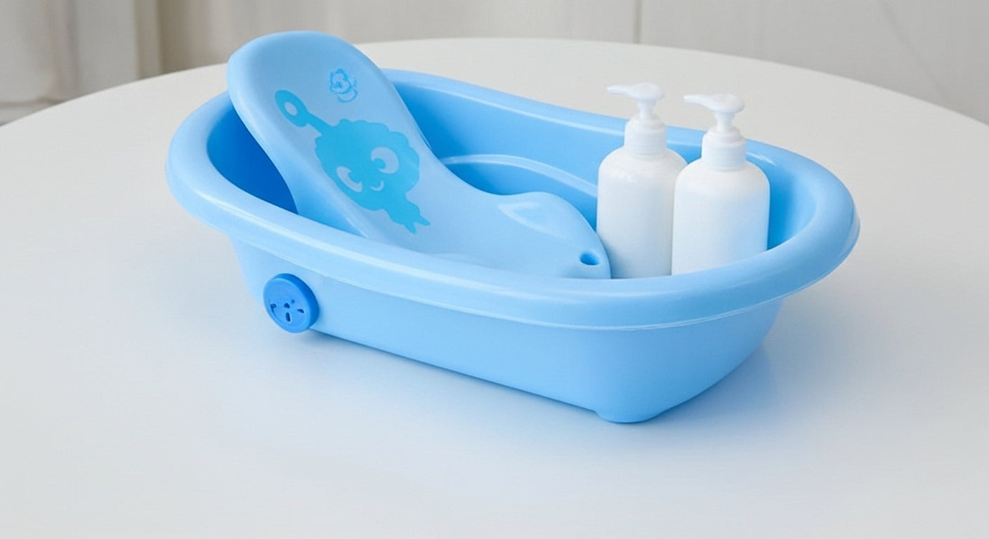 Bañera Tina Con Soporte Antideslizante