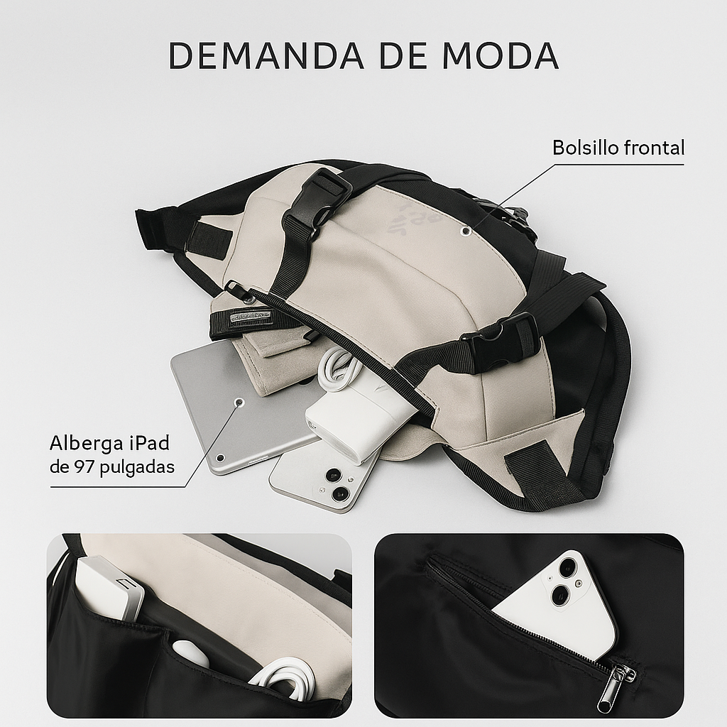 Bolso Canguro Perchera Multifuncional