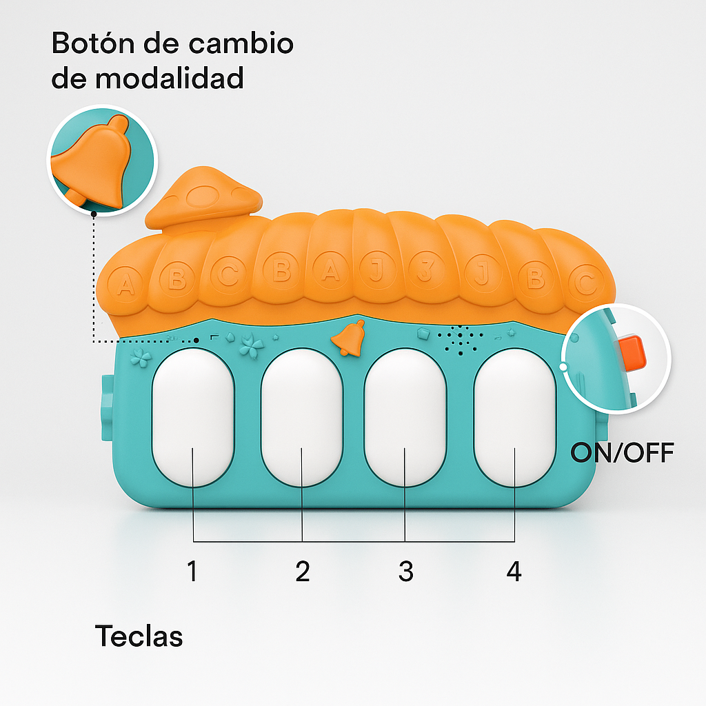 Gimnasio Tapete Piano Bebé