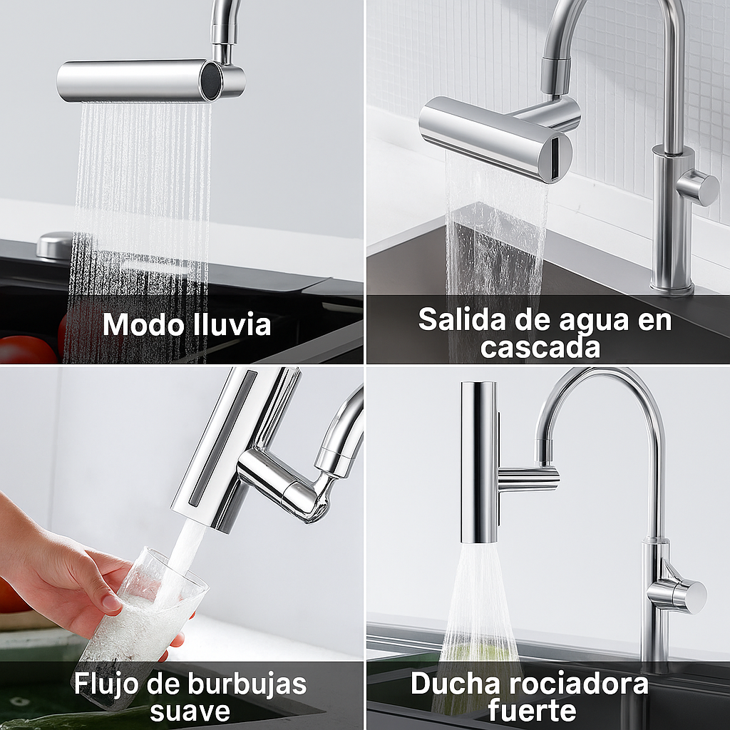 Grifo Multifuncional de cocina 4 en 1