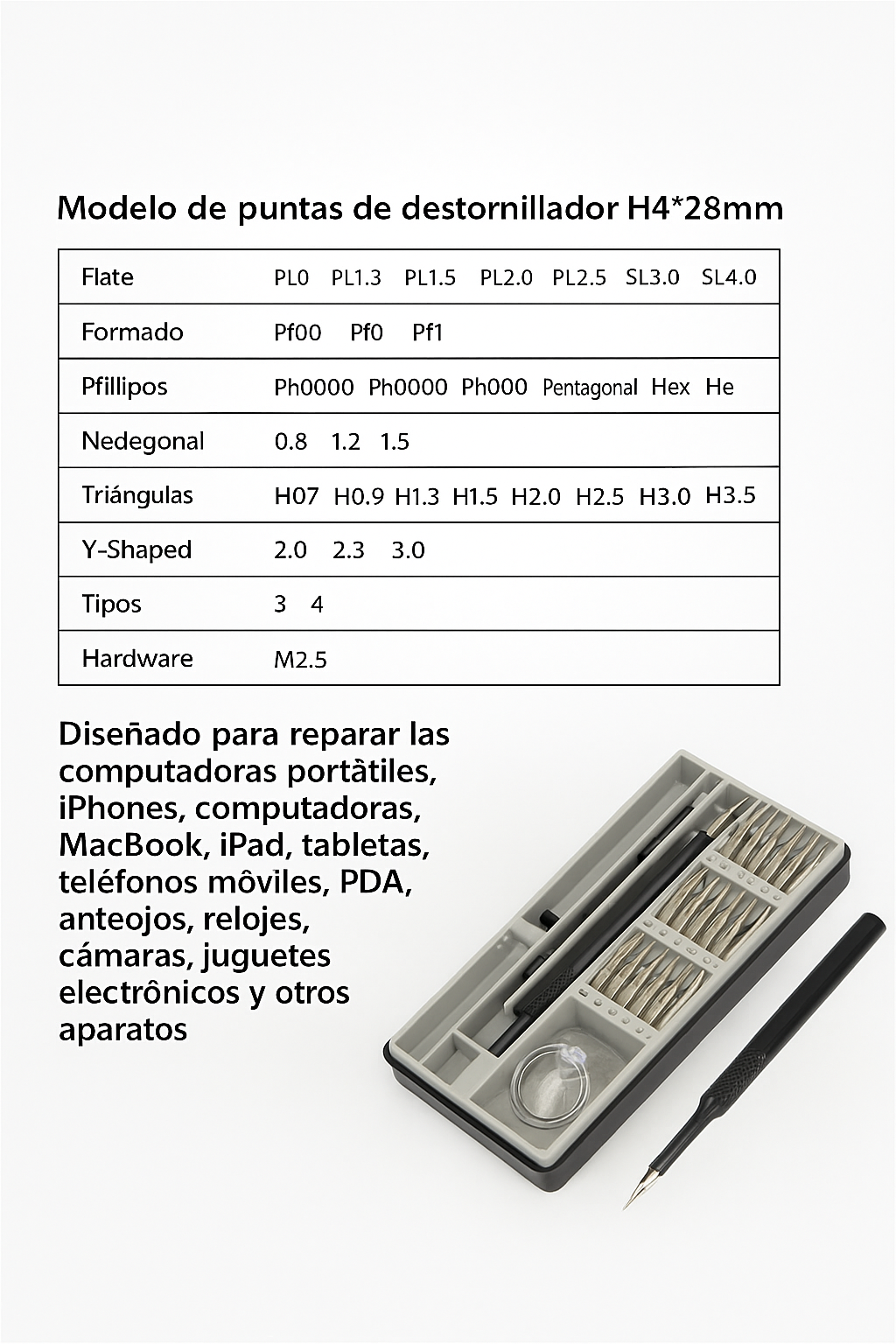 Kit De Destornillador De Precision