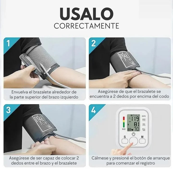Tensiómetro Digital Profesional para Brazo con VOZ