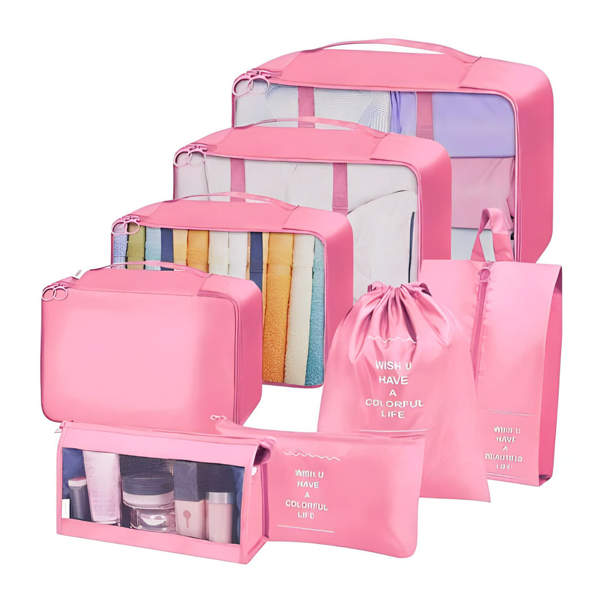 Bolsas organizadoras de viaje x 8 Unidad