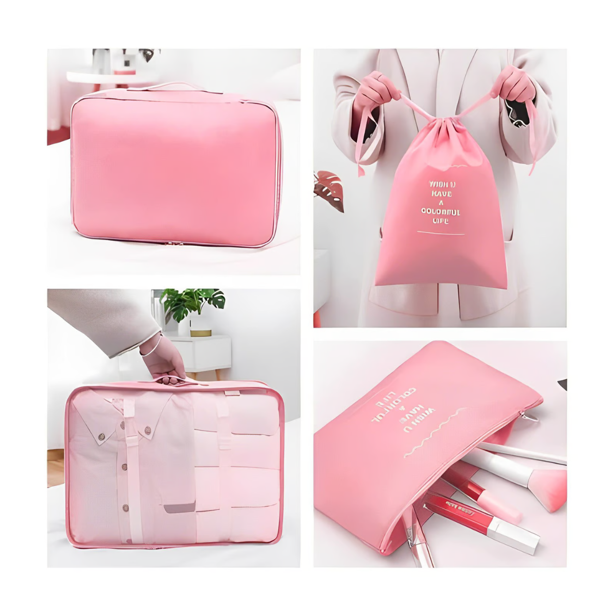 Bolsas organizadoras de viaje x 8 Unidad