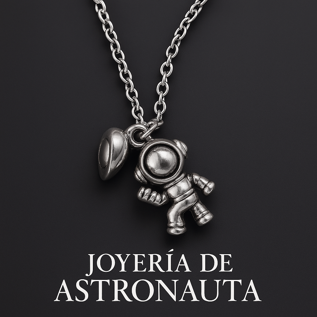 Collar Astronautas Imán Parejas Novios