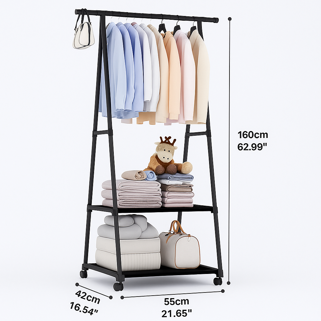 Organizador De Ropa 2 Niveles
