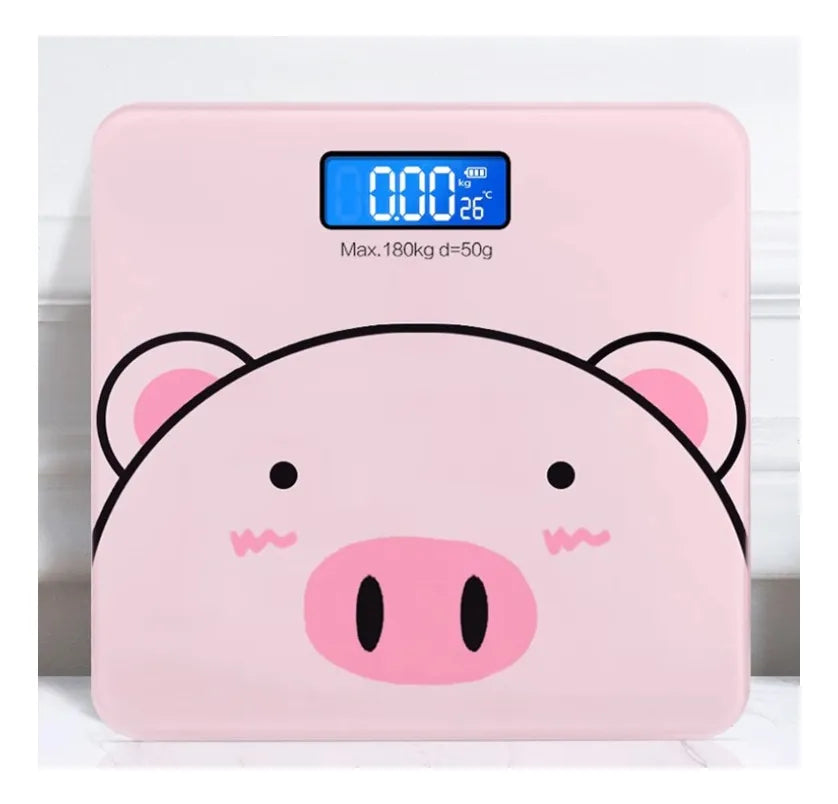 Bascula Digital Peso Animado Cerdito