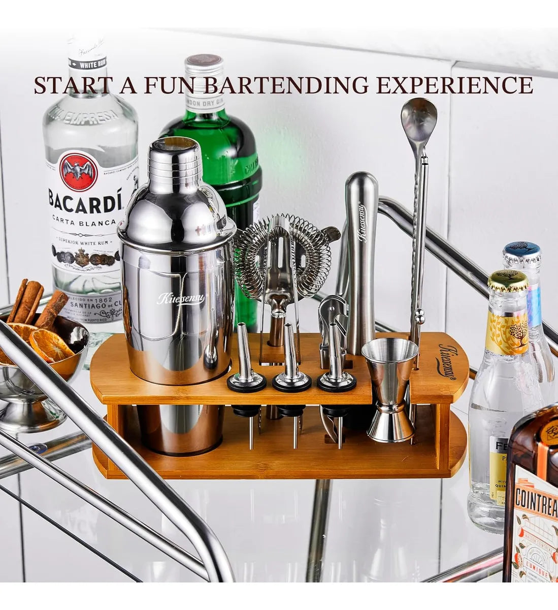 Kit de coctelera Kitessensu con Soporte