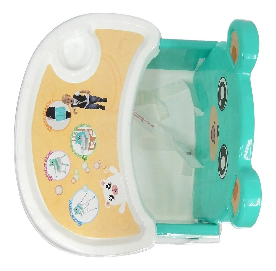 Silla Comedor 3 En 1 Para Bebe Mas Plato