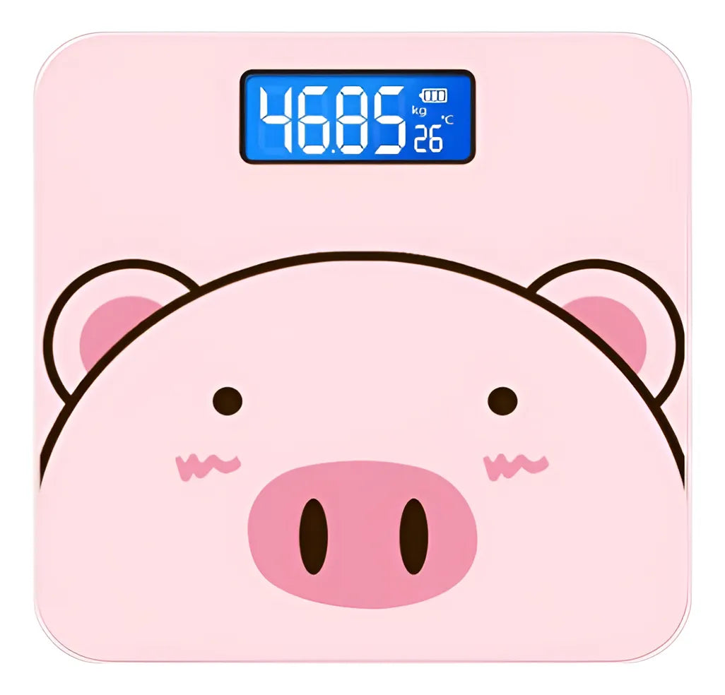 Bascula Digital Peso Animado Cerdito