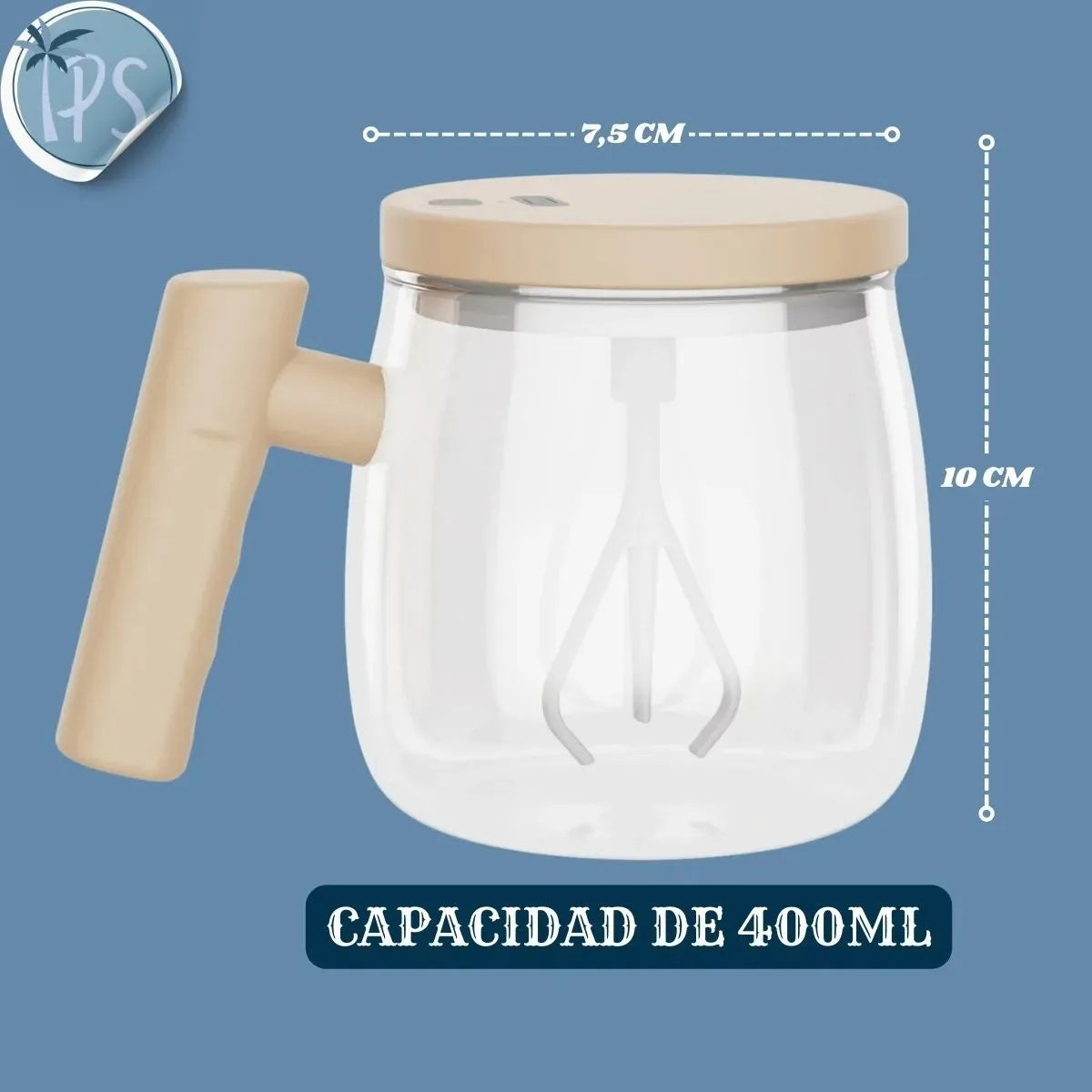 Pocillo Mezclador En Vidrio