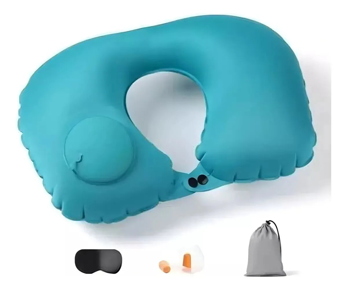 Almohada Inflable Automatica Viajera