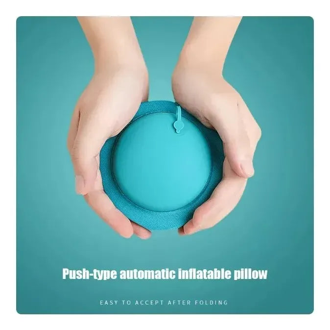 Almohada Inflable Automatica Viajera