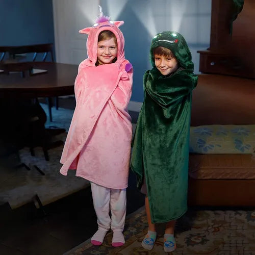 Manta Capa Infantil Con Luz En Los Ojos