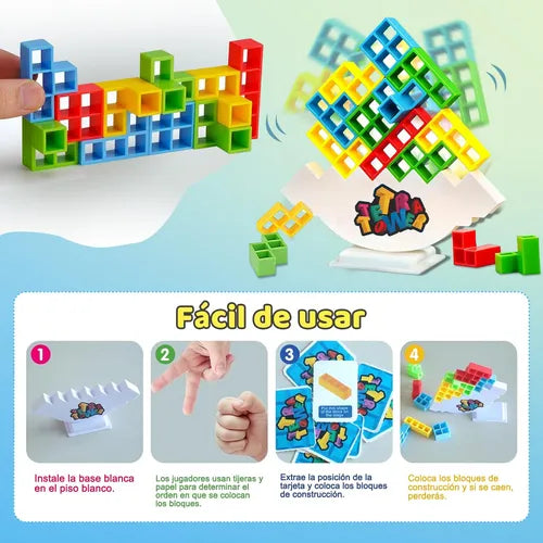 Juego Tetra Tower Bloques Equilibrio