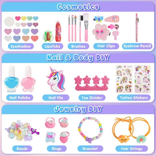 Juego de Maquillaje Niñas de 45 Piezas