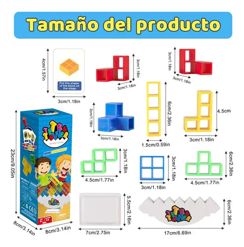 Juego Tetra Tower Bloques Equilibrio