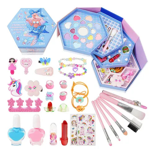 Juego de Maquillaje Niñas de 45 Piezas
