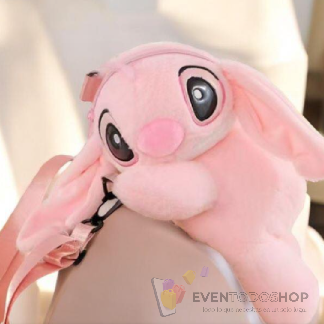 Llavero Maleta Stitch Rosa