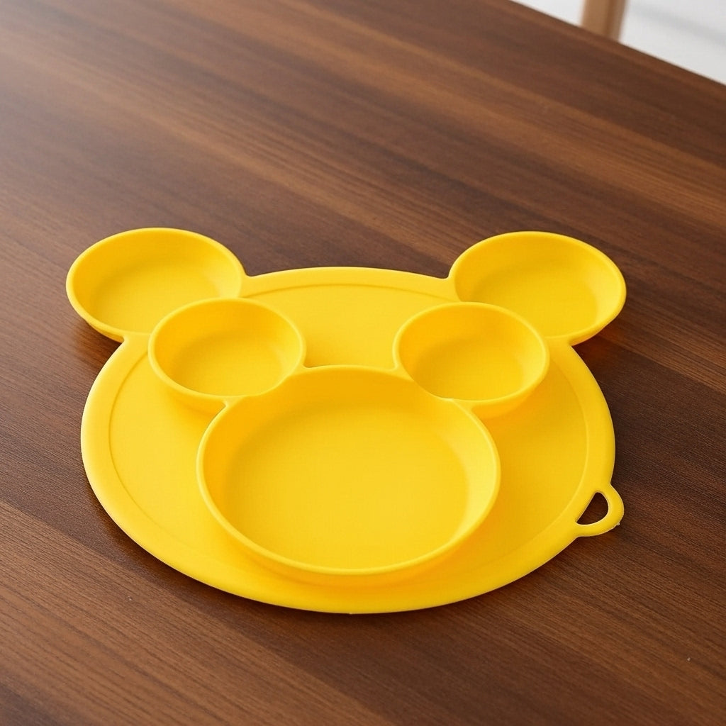 Plato En Silicona Bebe Antideslizante