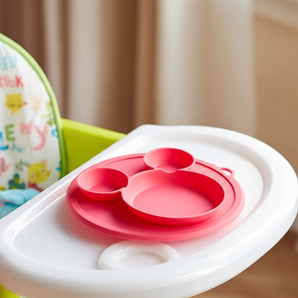 Plato En Silicona Bebe Antideslizante