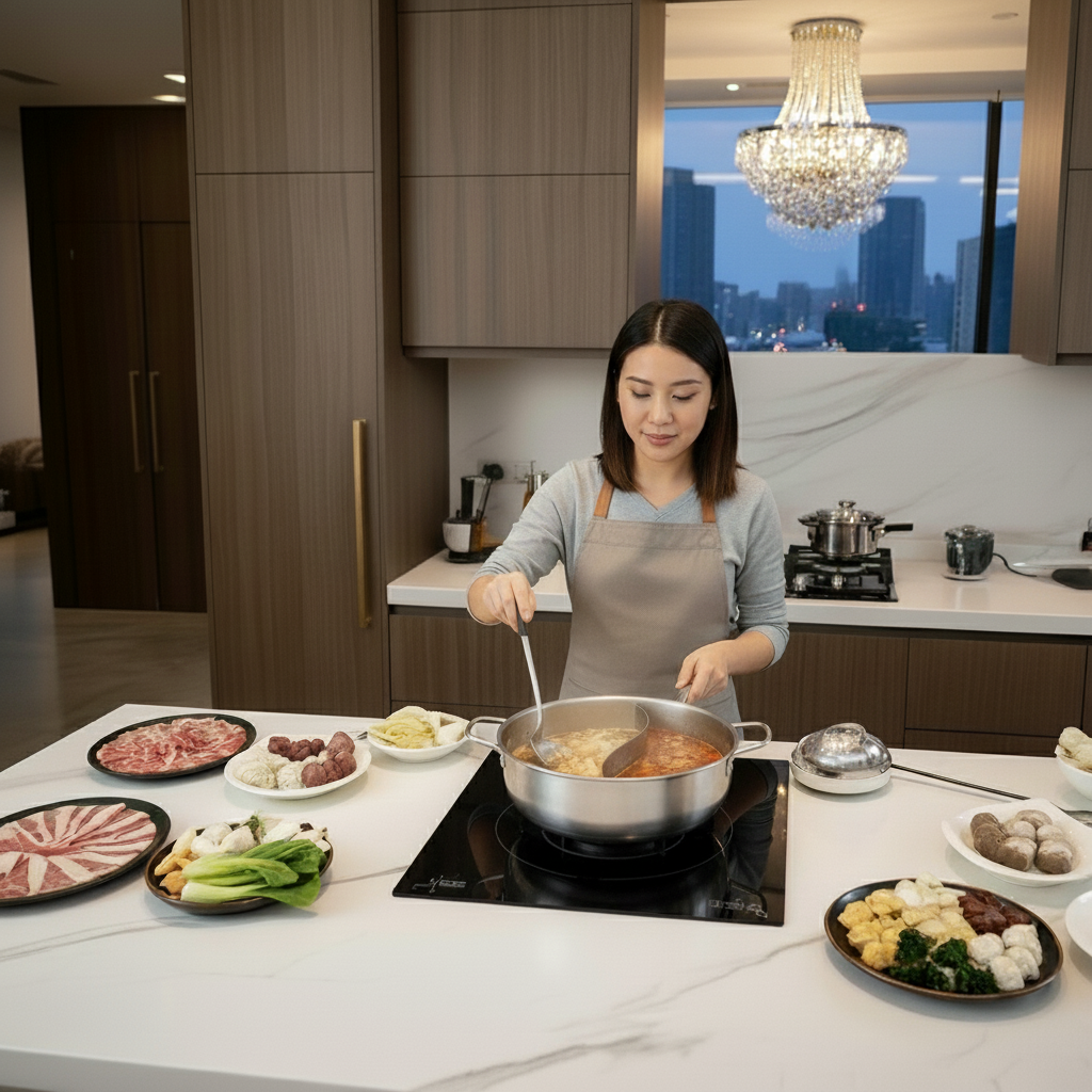 Olla Doble Compartimiento Hot Pot