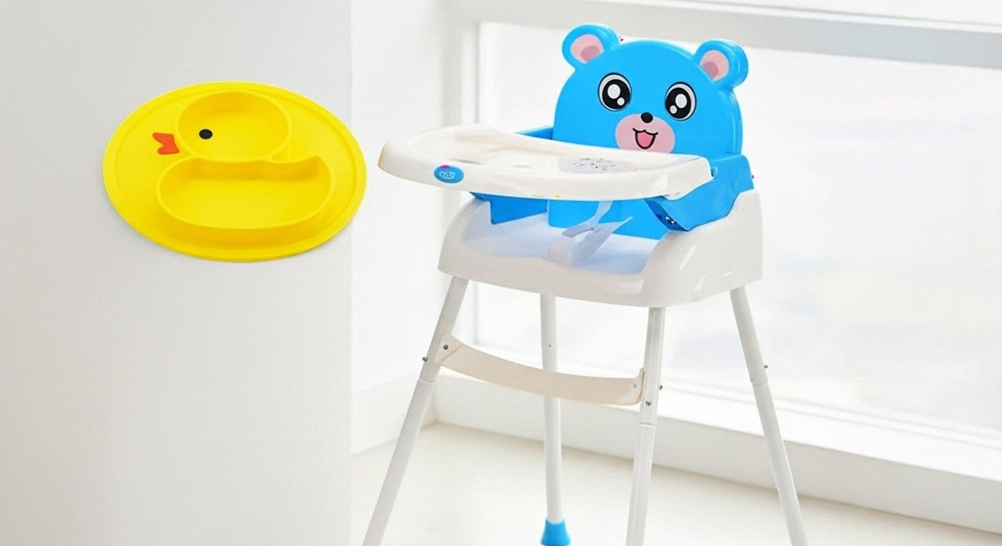 Silla Comedor 3 En 1 Para Bebe Mas Plato