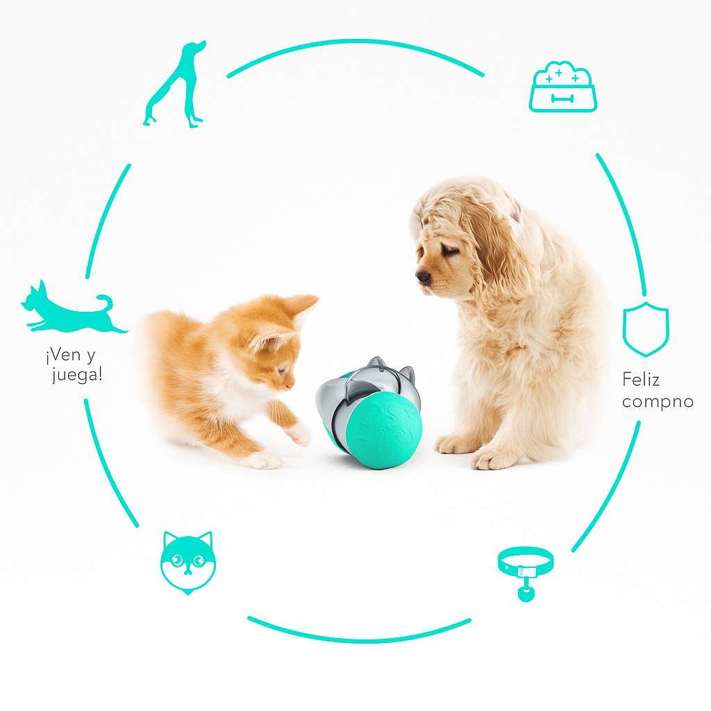 Dispensador Didáctico Para Mascotas