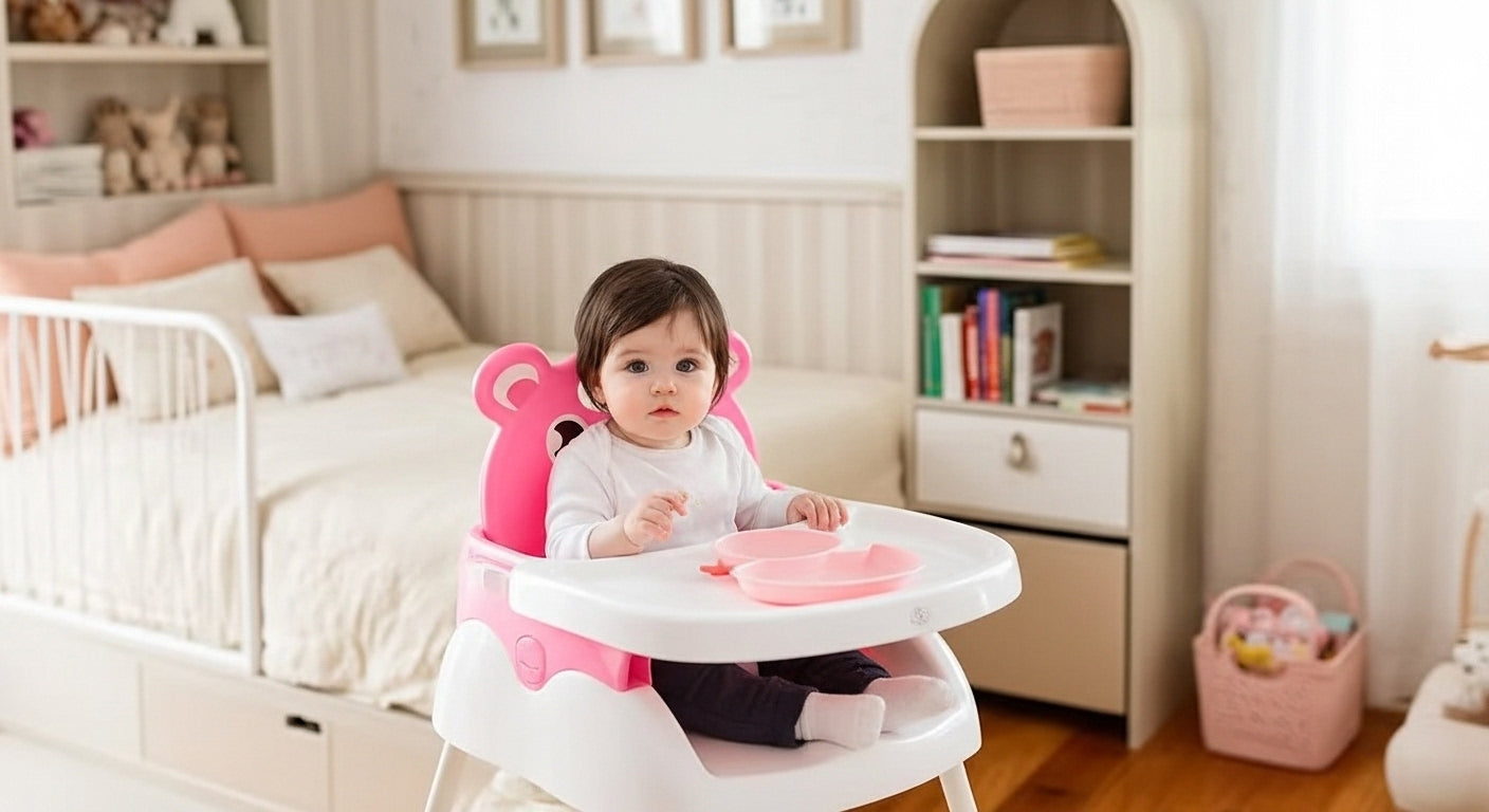 Silla Comedor 3 En 1 Para Bebe Mas Plato