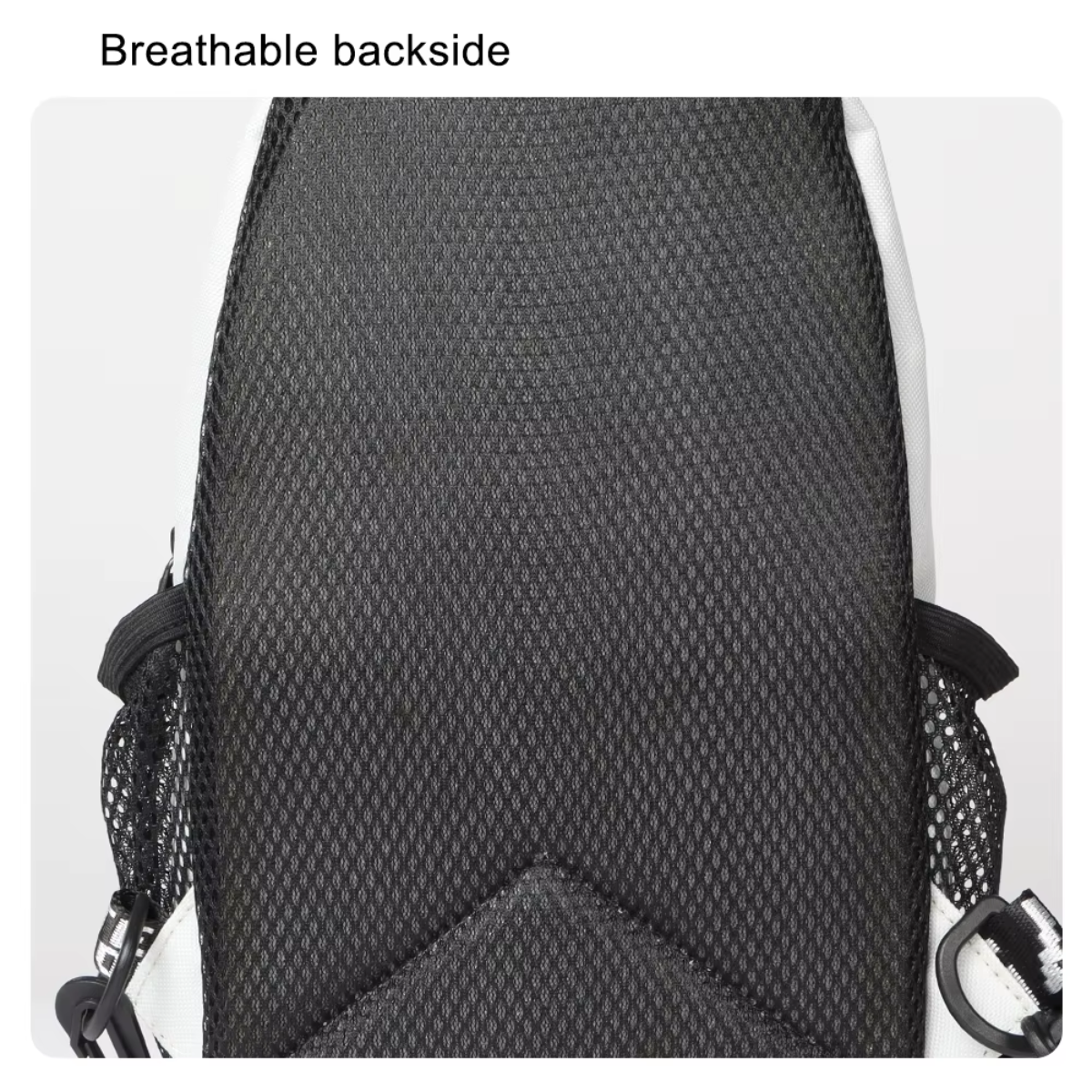 Bolso unisex de correa y cierre