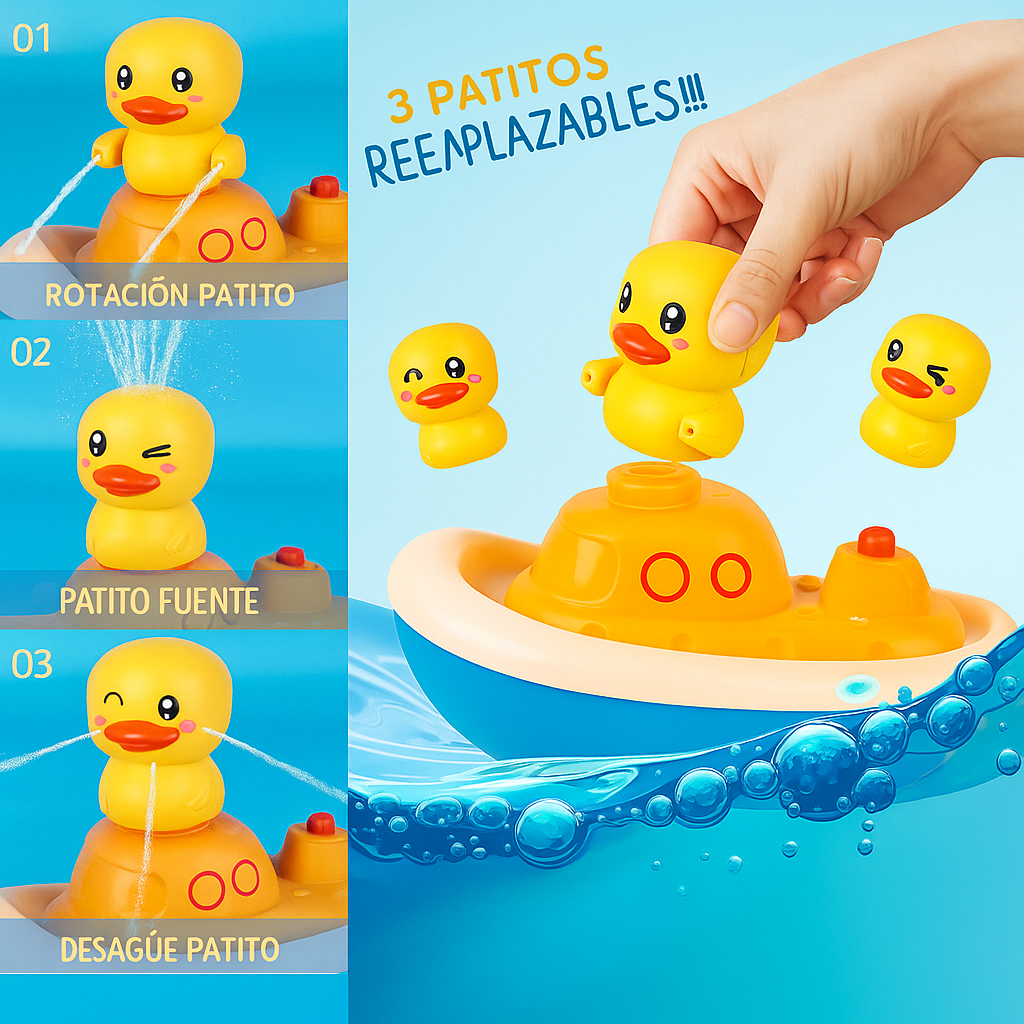 Ducha Eléctrica Para Bebé De Pato
