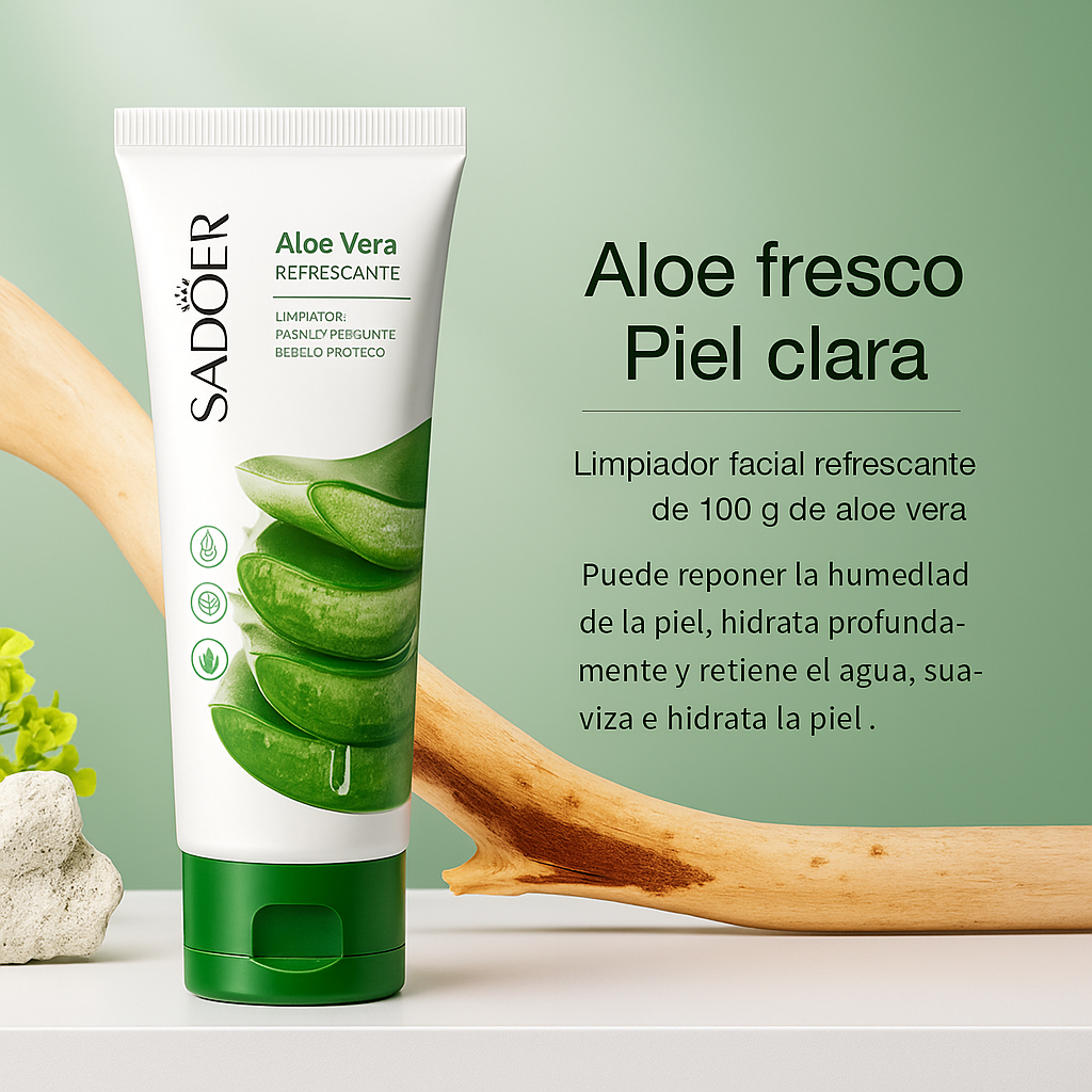Limpiador Facial de Aloe Vera