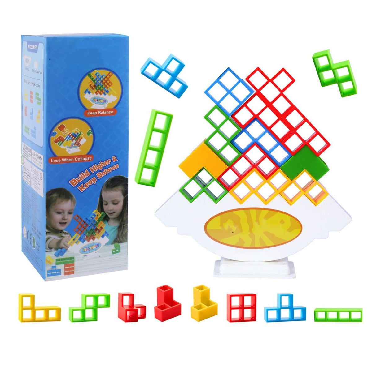 Juego De Equilibrio De Torre Tetra