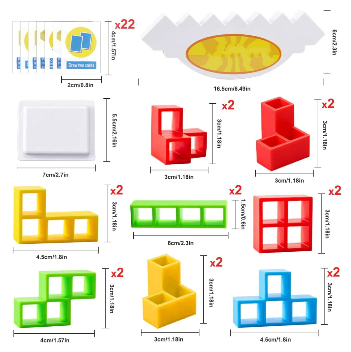 Juego De Equilibrio De Torre Tetra