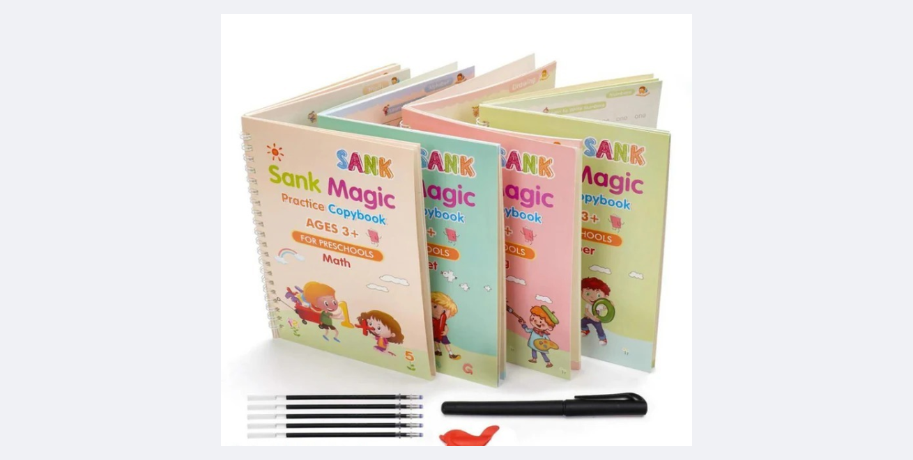 4 Libros Caligrafia Montessori
