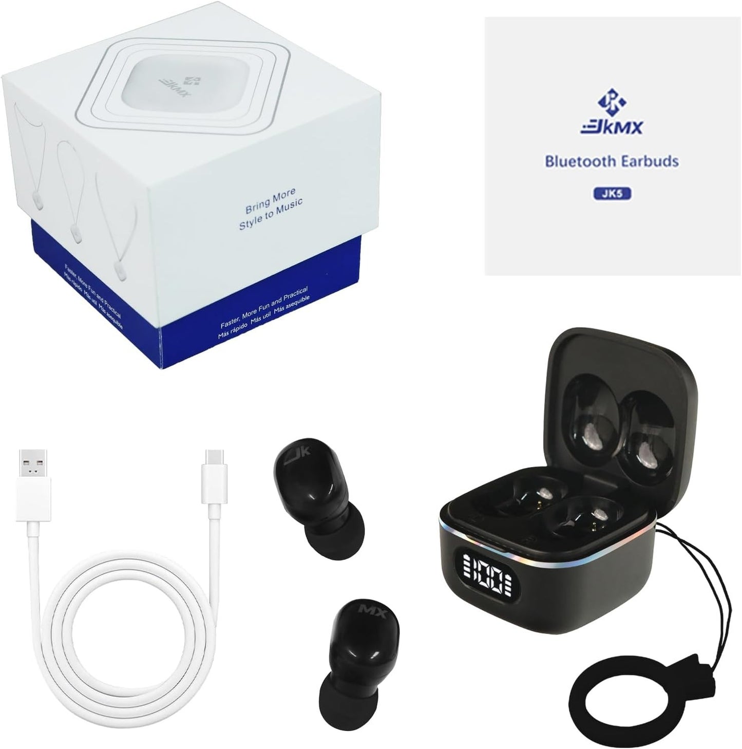 Mini Audifonos JKMX inalambricos JK5