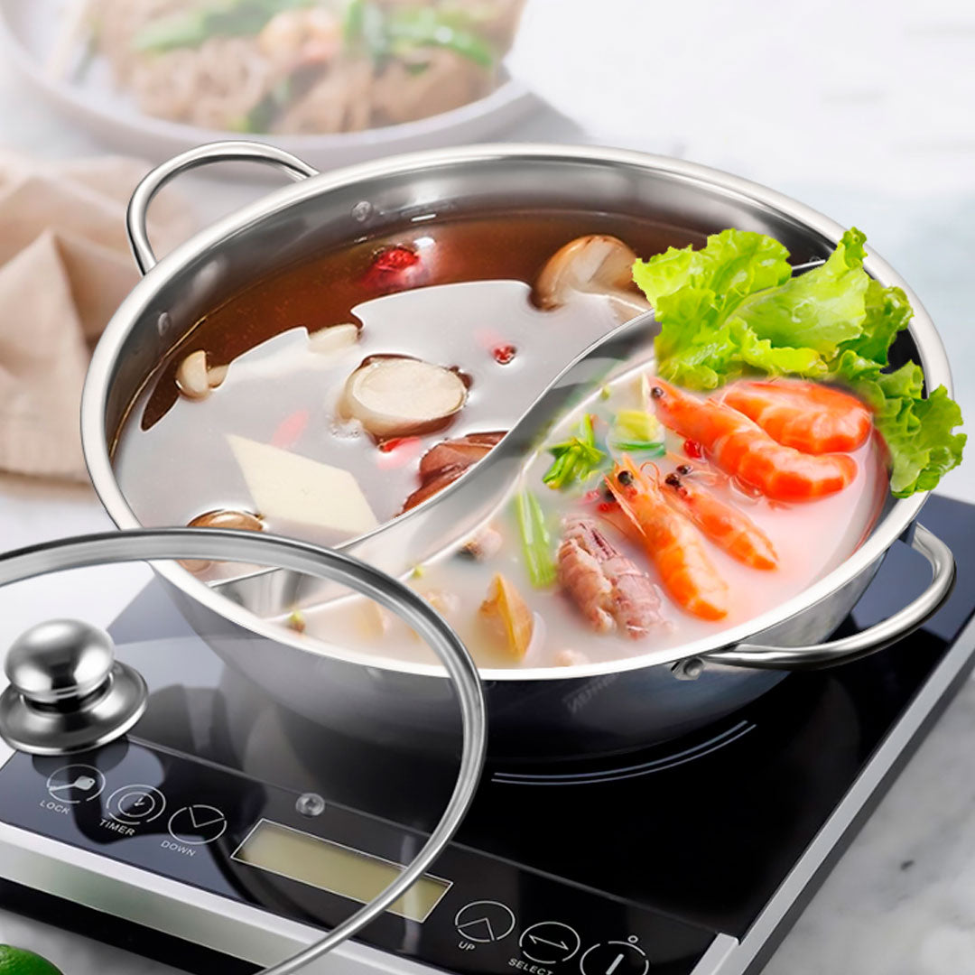 Olla Doble Compartimiento Hot Pot