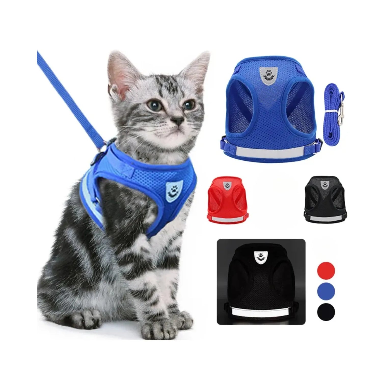 Correa De Pecho Mascotas Arnes Seguridad
