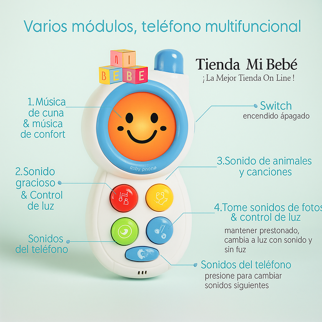 Celular Didáctico Sonido Juguete