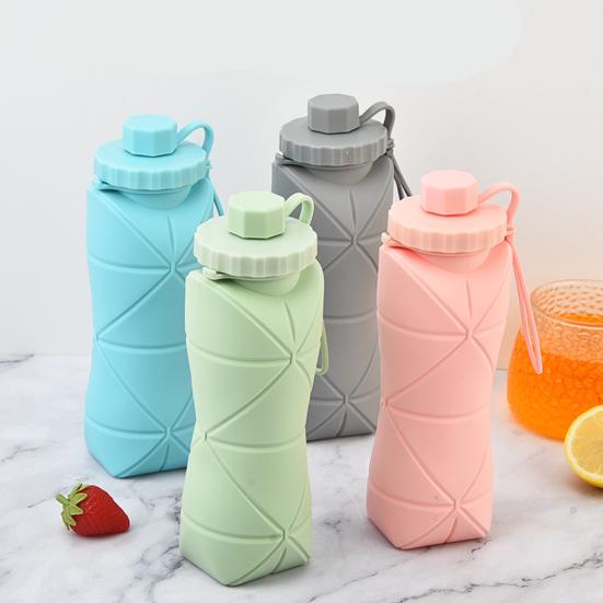 Botella De Agua Plegable 600ml