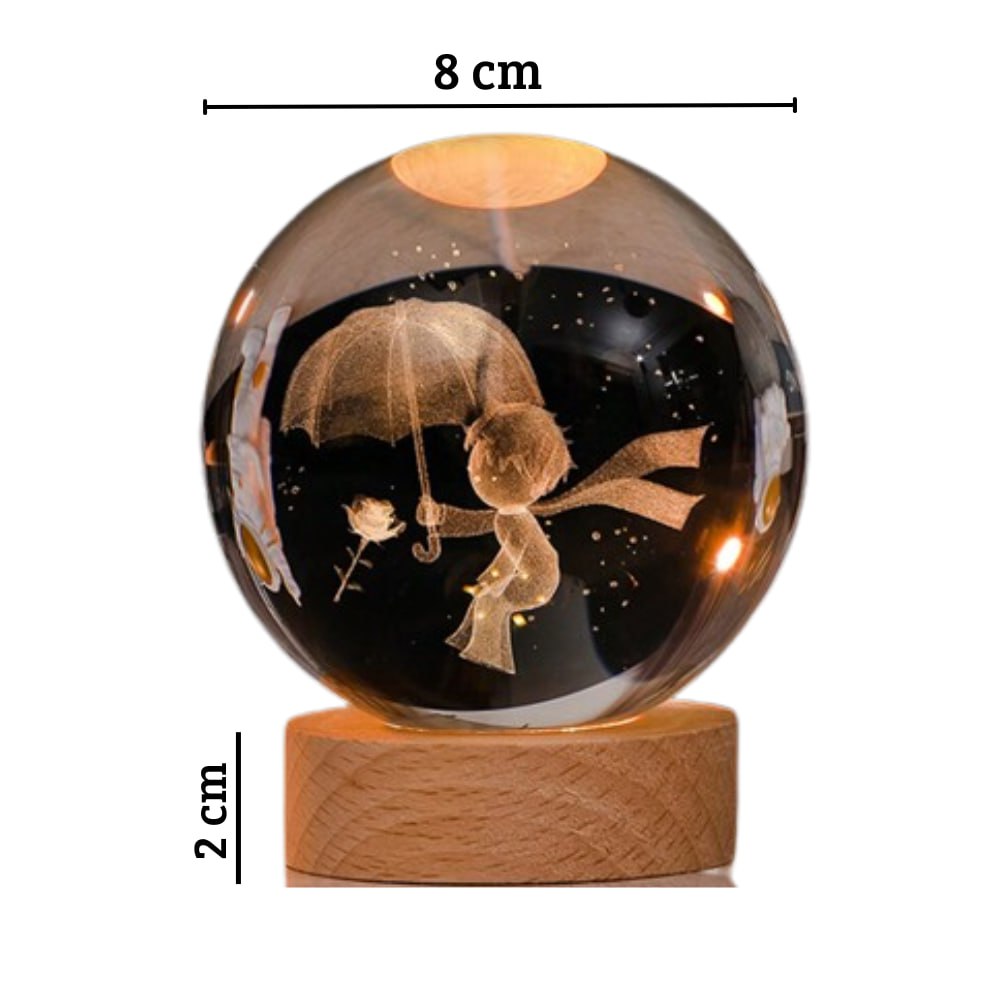 Lampara Esfera Principito Multicolor