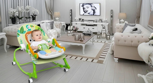Silla Mecedora Musical Con Ruedas, Piano